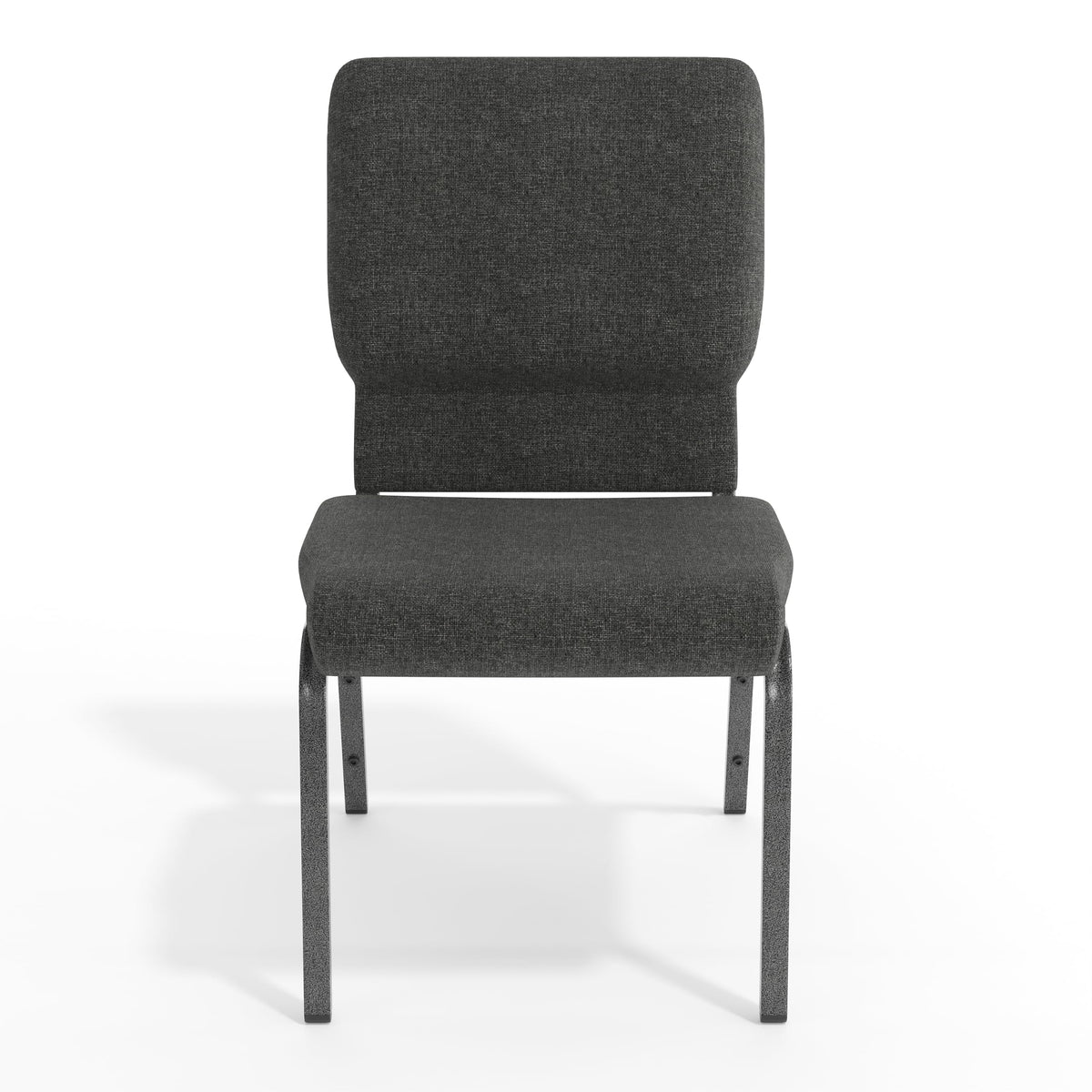 Dark Gray Fabric Stacking Church Chair 4 Pack P323632