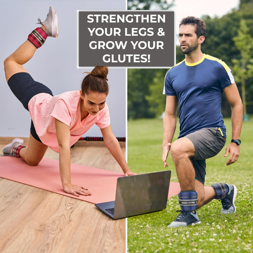 Adjustable 5lb Ankle Weights (1 Pair) N29388