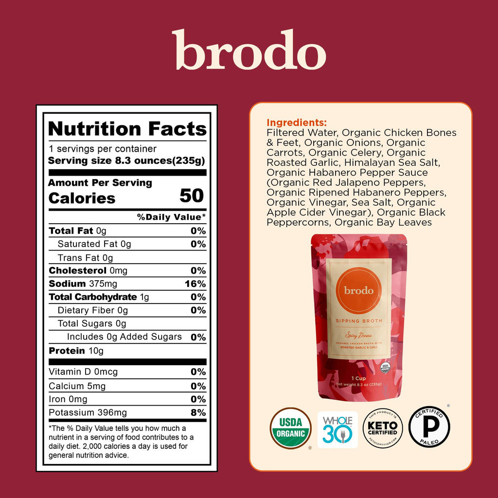 Bone Broth Variety Pack 8.3 oz G4906
