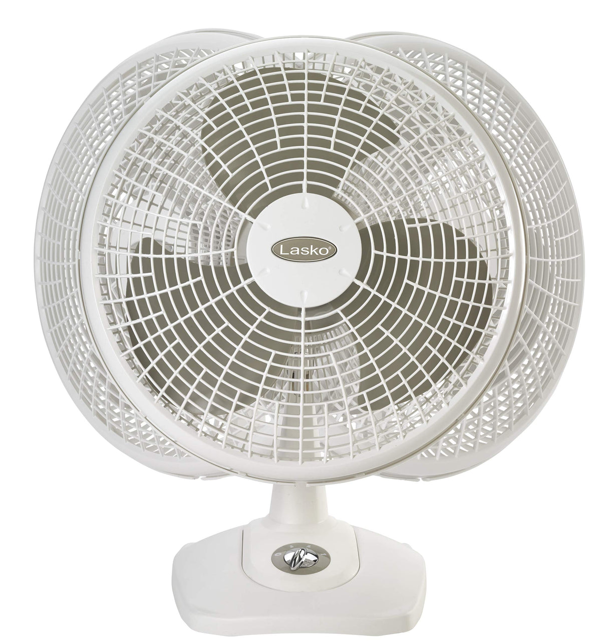 16" Oscillating Portable Table Fan with 3 Speeds, White W39913