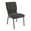Dark Gray Fabric Stacking Church Chair 4 Pack P323632