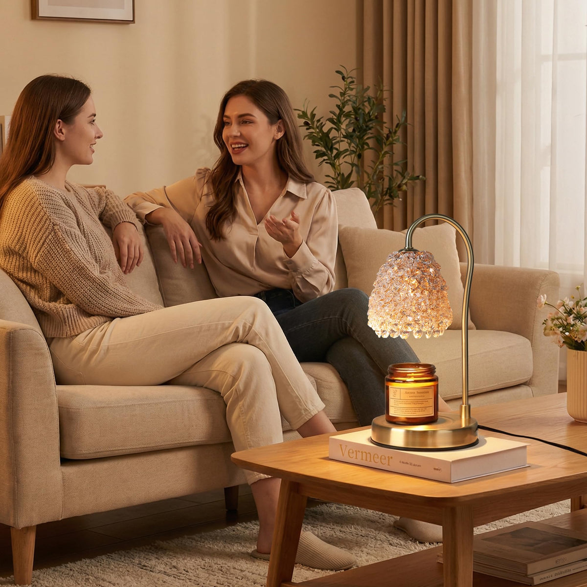 Electric Candle Warmer Lamp with Timer Dimmer J227