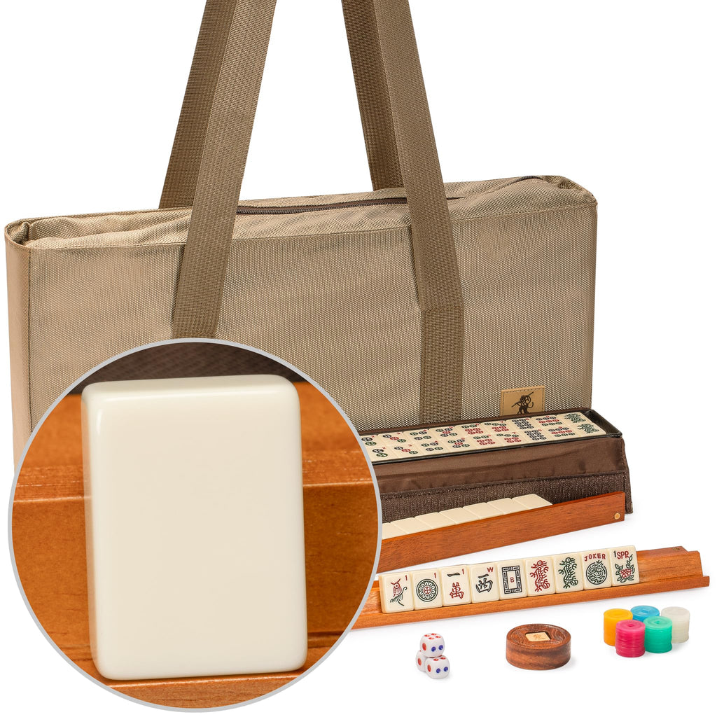 American Mahjong Set with Soft Case, Racks, Coins, Dice F966880