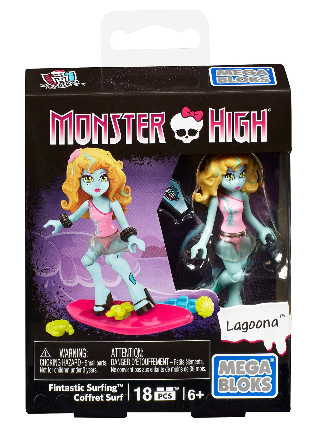 Monster High Lagoona Blue Fintastic Surfing Pack X4198