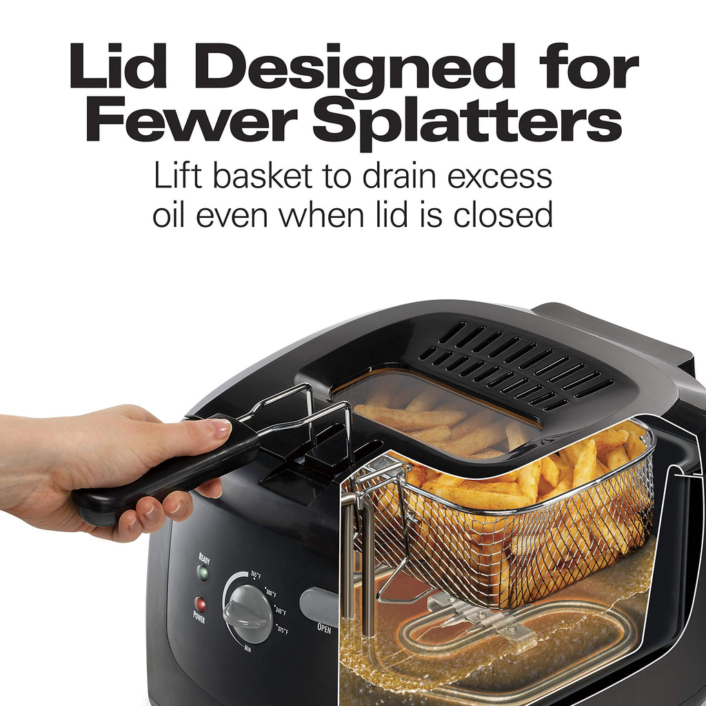 Cool Touch Electric Deep Fryer with Basket K11855