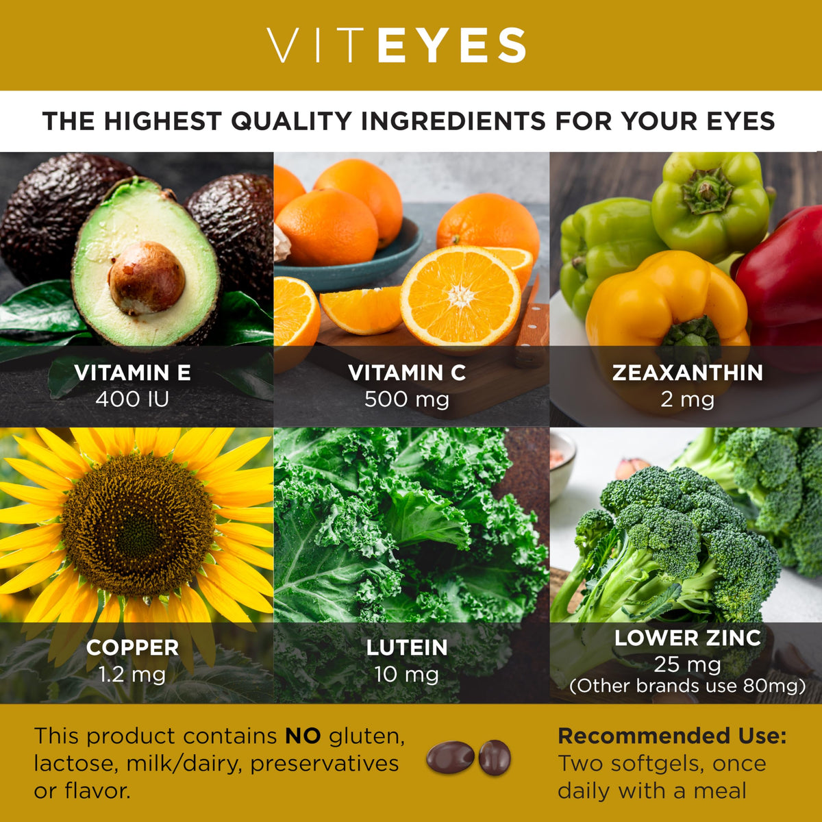 60 Softgels Eye Health Vitamins N483