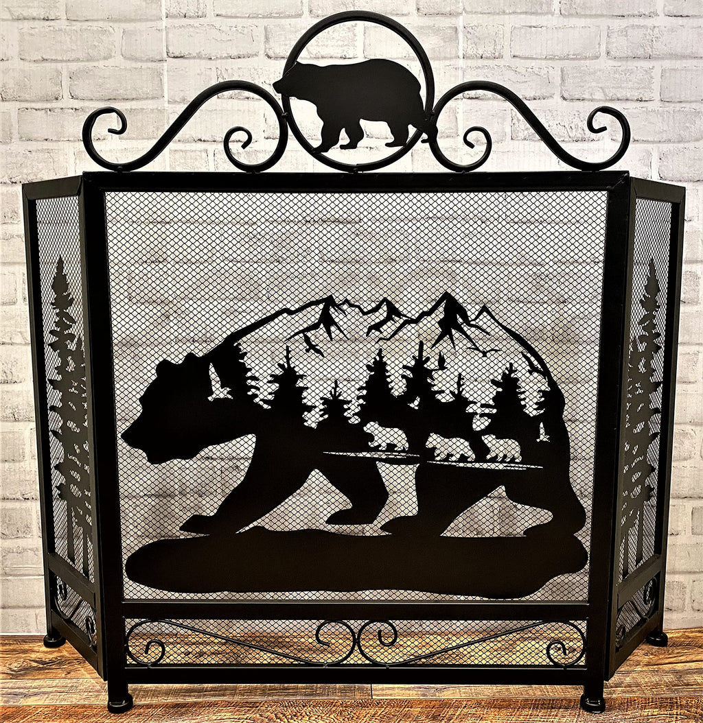 3-Panel Fireplace Screen R350