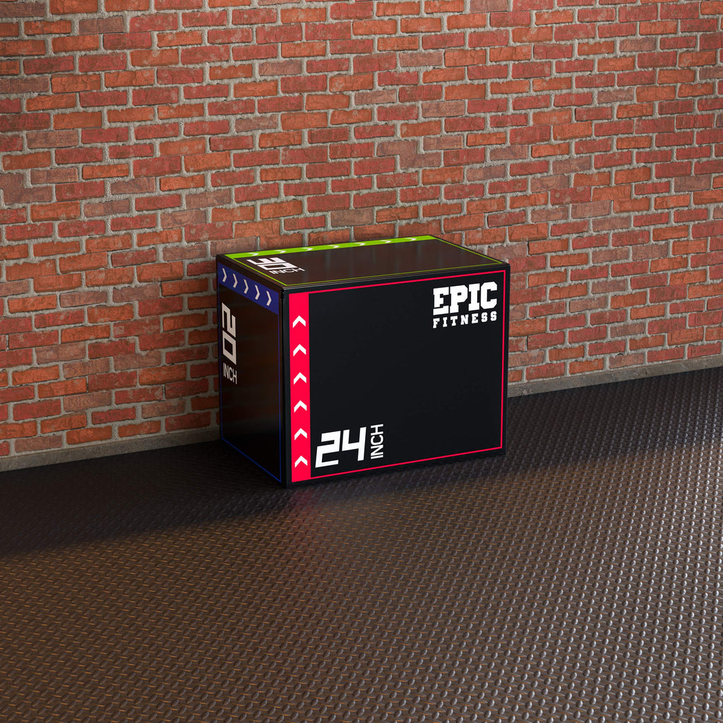 3-in-1 Foam Plyometric Jump Box F753901